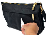 OLD Peke-buo™ LX Gold BLACK Diaper Changing Bag